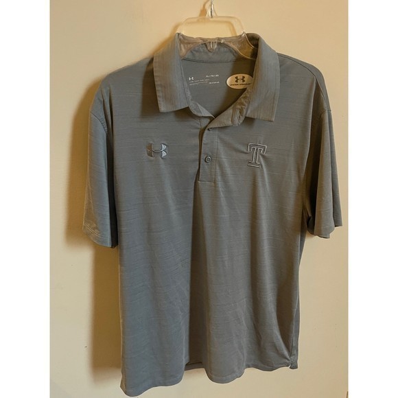 Temple Owls Under Armor 1884 Polo- NEW - Picture 2 of 7